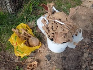 парэшткі ў Дзяржынску, шкілеты ў дзяржынску