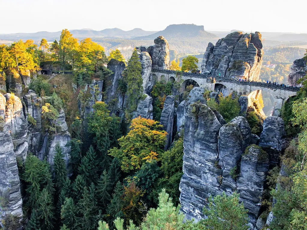 Баштай у Саксонскай Швейцарыі, Германія, прыгожыя месцы ў Германіі