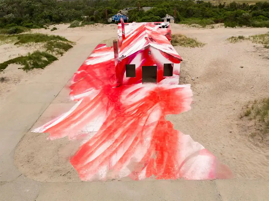 Праца Катарыны Гросэ — Rockaway! Катарына Гросэ мастачка, нямецкія мастакі, сучасныя нямецкія мастакі, мастацтва Германіі