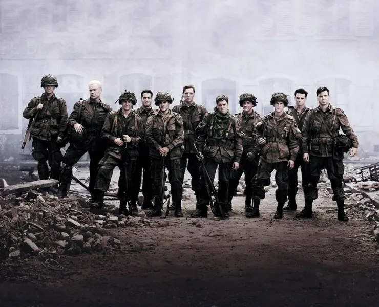 серыял браты па зброі, серыялы пра другую сусветную вайну, серыялы пра вайну, фільмы пра вайну