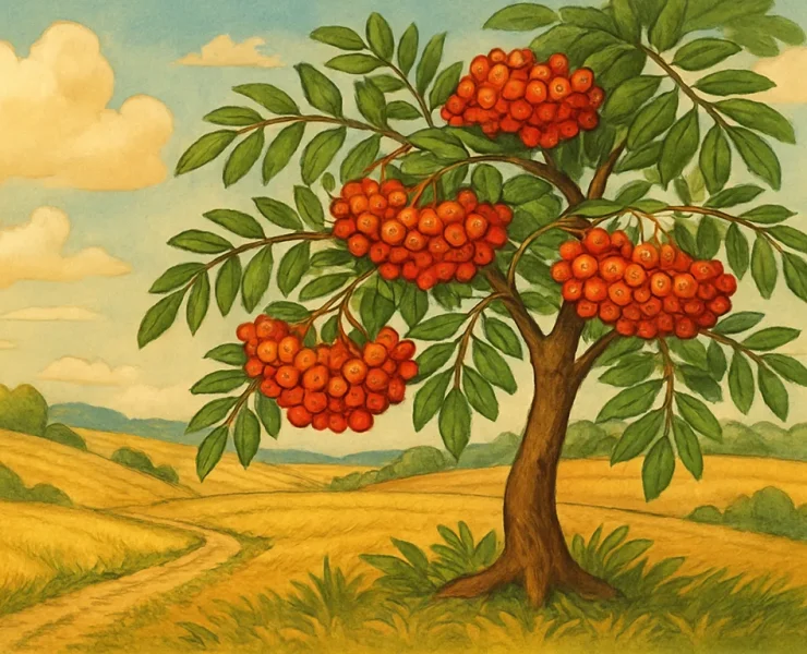 рабіна, беларускія ягады, беларускія дрэва, беларуская садавіна, як гавораць беларусы