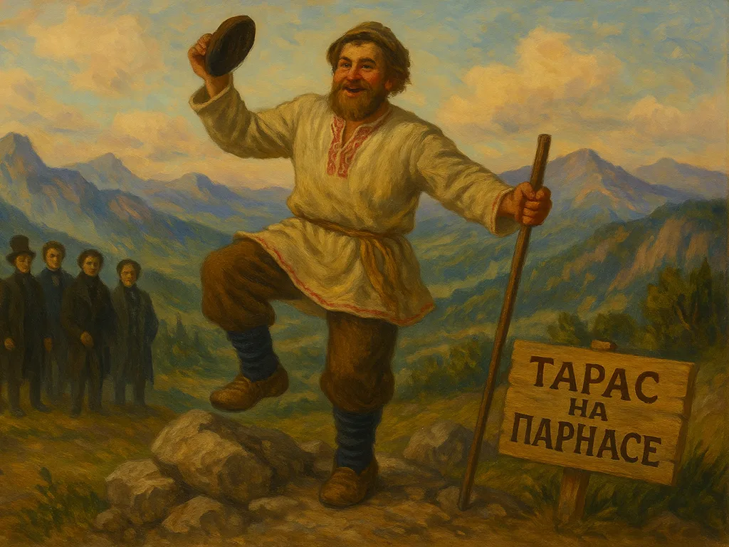 тарас на парнасе, кароткі змест тарас на парнасе, канстанцін вераніцын