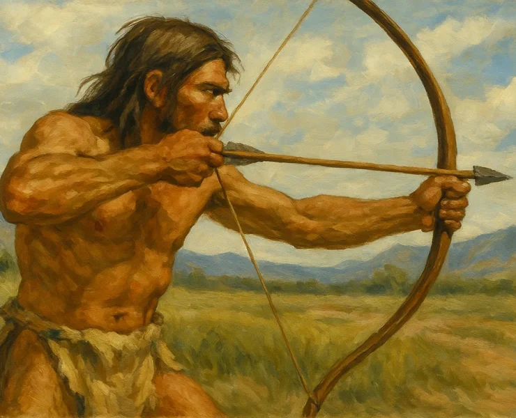 лук і стрэлы, як з'явіліся лук і стрэлы, вынаходніцтва зброі