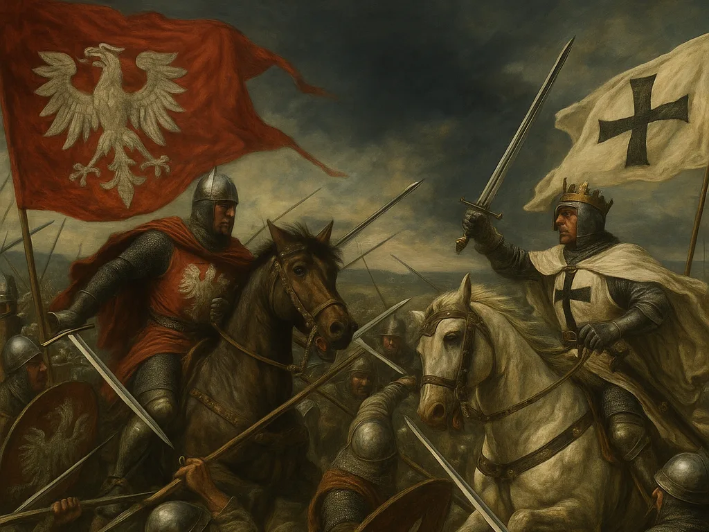 грунвальдская бітва, ульрых фон юнгінген, вялікі князь вітаўт, польскі кароль ягайла