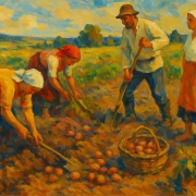 бульба, беларуская бульба, як капаць беларускую бульбу