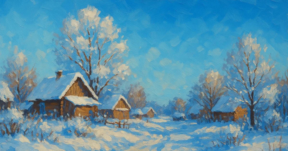 «Пытаецца люты, ці добра абуты». Якія ёсць беларускія прыказкі пра зіму?