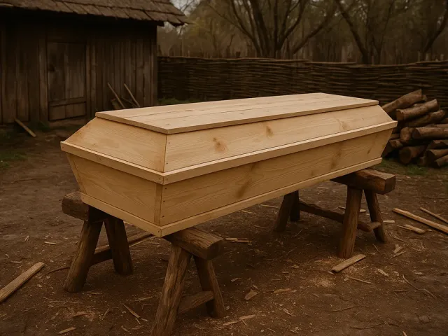 Ад «новай хаткі» да сімвала смерці. Расказваем пра труну ў беларускай міфалогіі